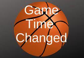 Game Time Changed Basketball